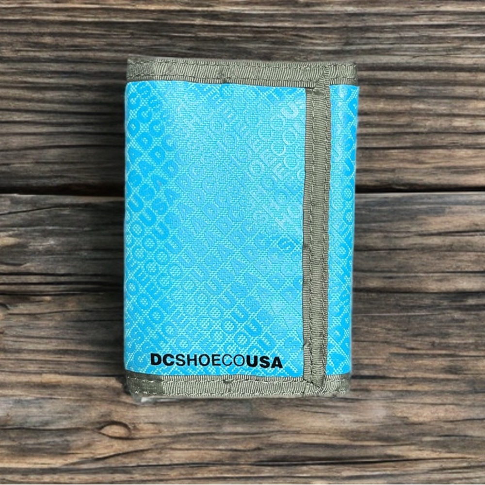 DC Shoes Blue Velcro Wallet